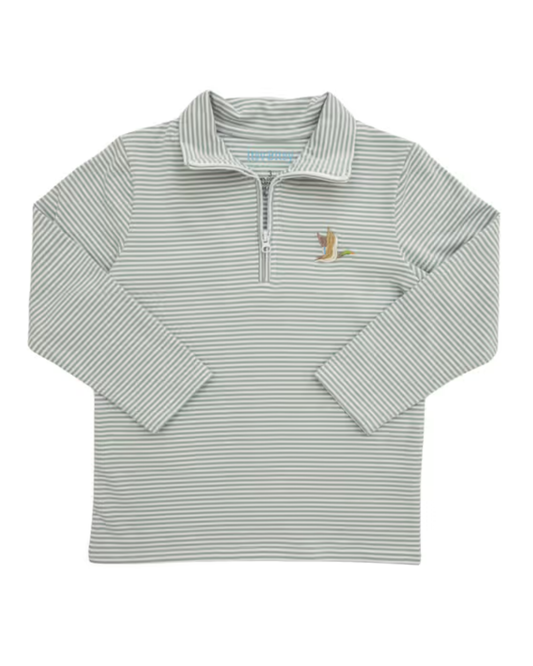Mallard 1/4 Zip Stripe Pullover