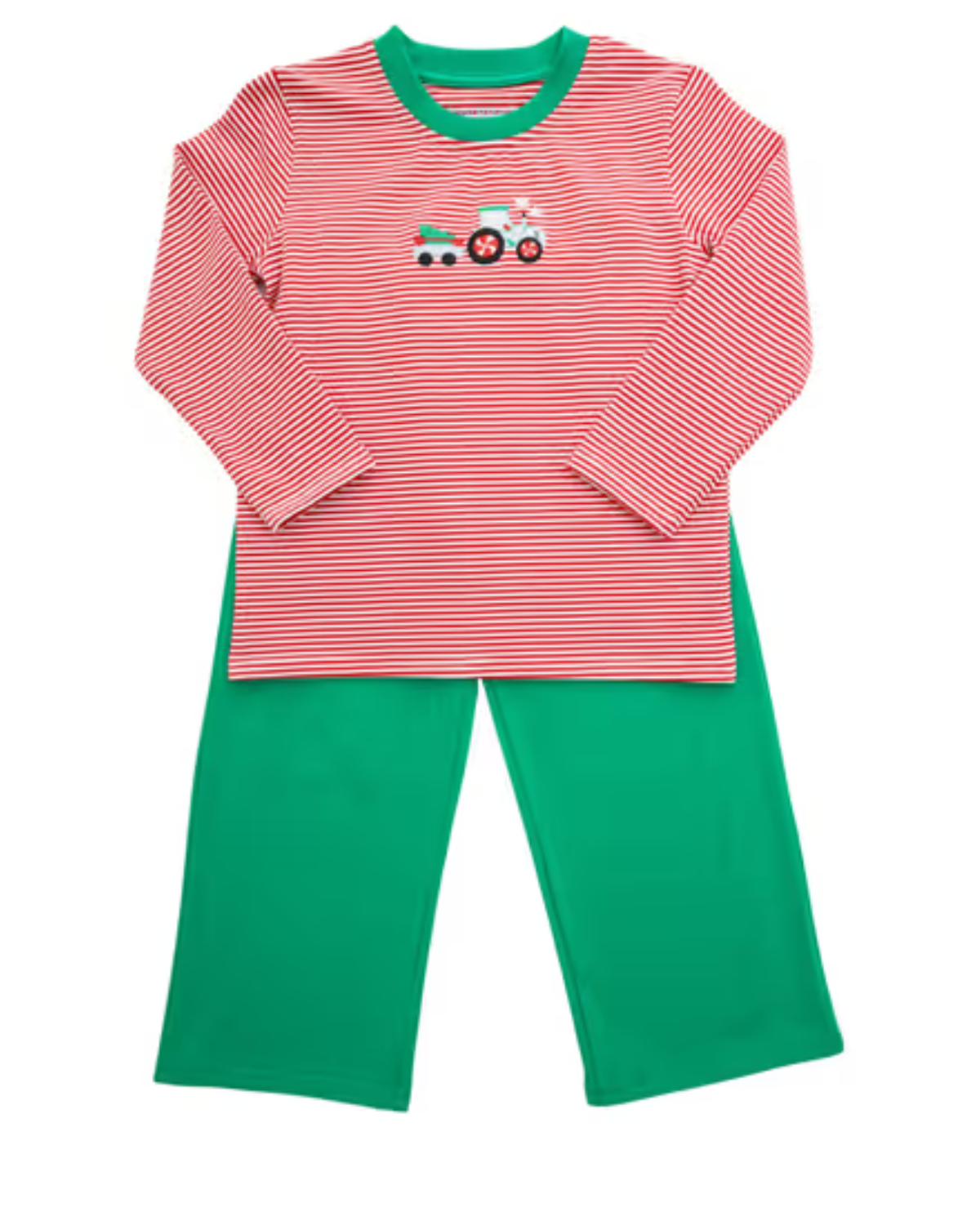 Christmas Tractor Pants Set