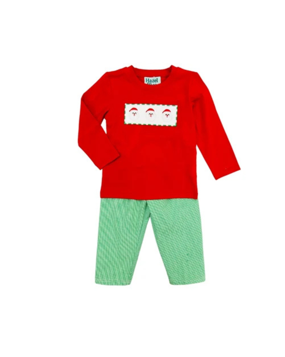 Santa Gingham Pant Set