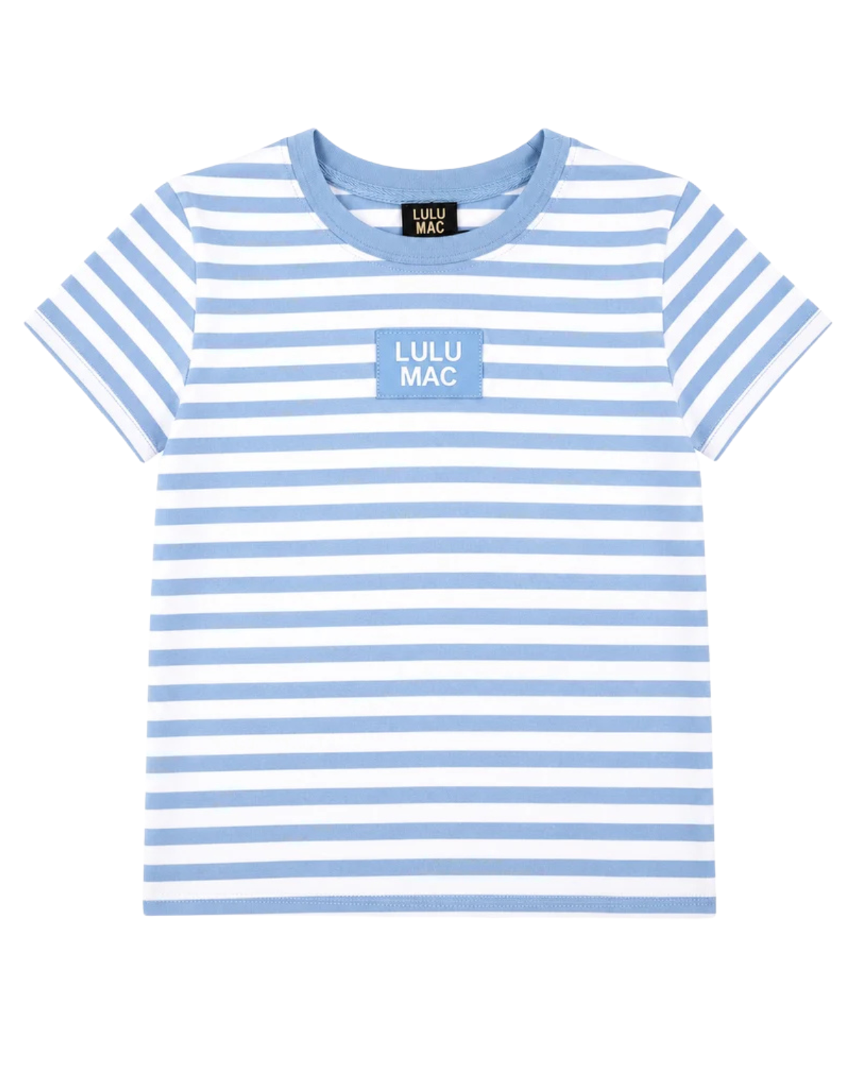 Lulu Mac Youth Striped Monochrome Baby Doll Top