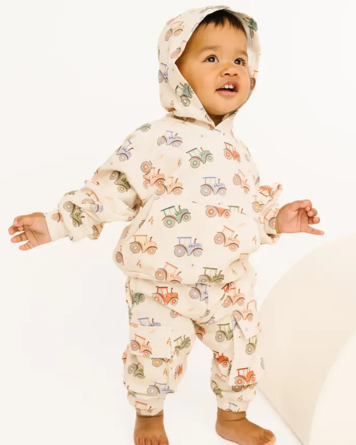 Tractor Ride Cargo Hoodie Set