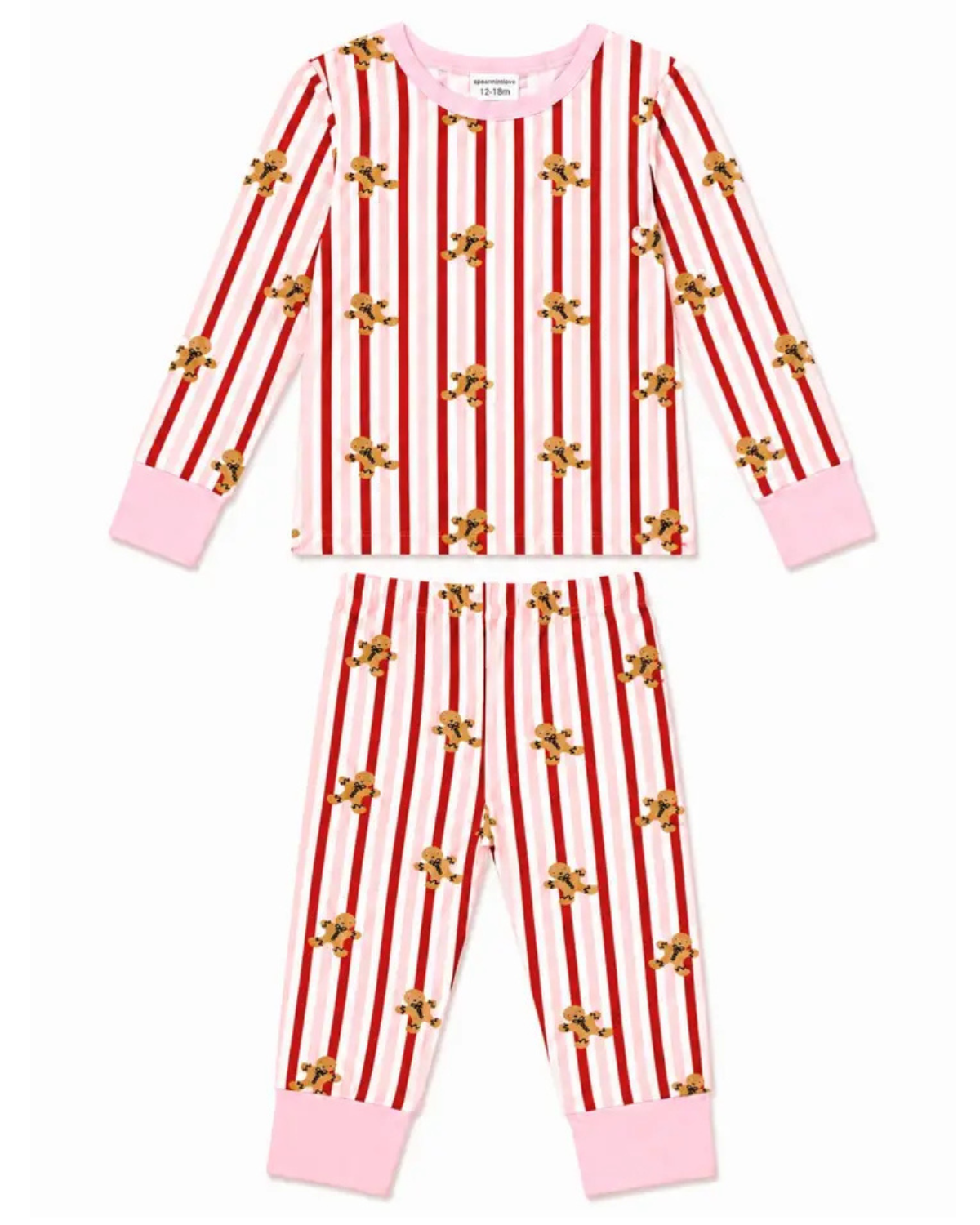 Long Sleeve 2-Piece Set Gingerbread Lane Pink