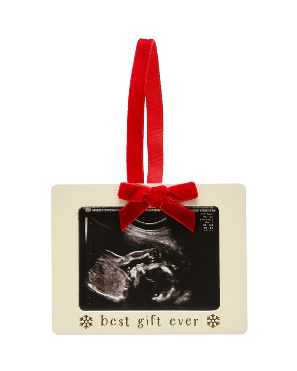 Best Gift Ever Sonogram Ornament
