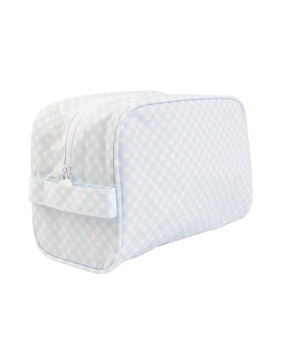 The Dopp Kit in Blue Gingham