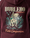 Load image into Gallery viewer, Youth Fleece Hoodie Field Companion Maroon
