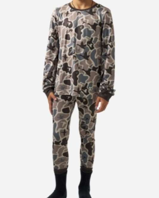 Youth Pajama Set Mallard Mayhem Camo