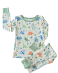 Load image into Gallery viewer, Little Fossil Two-Piece Bamboo Pajama Set
