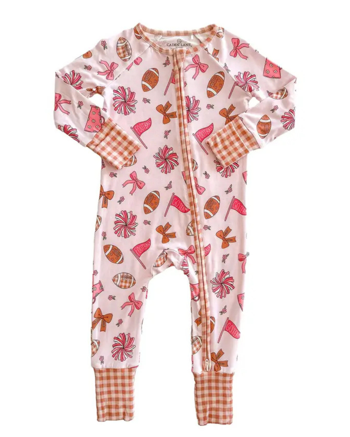 Huddles & Cuddles Pink Convertible Zipper Romper