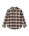 Load image into Gallery viewer, Cream/Green Plaid Shirt
