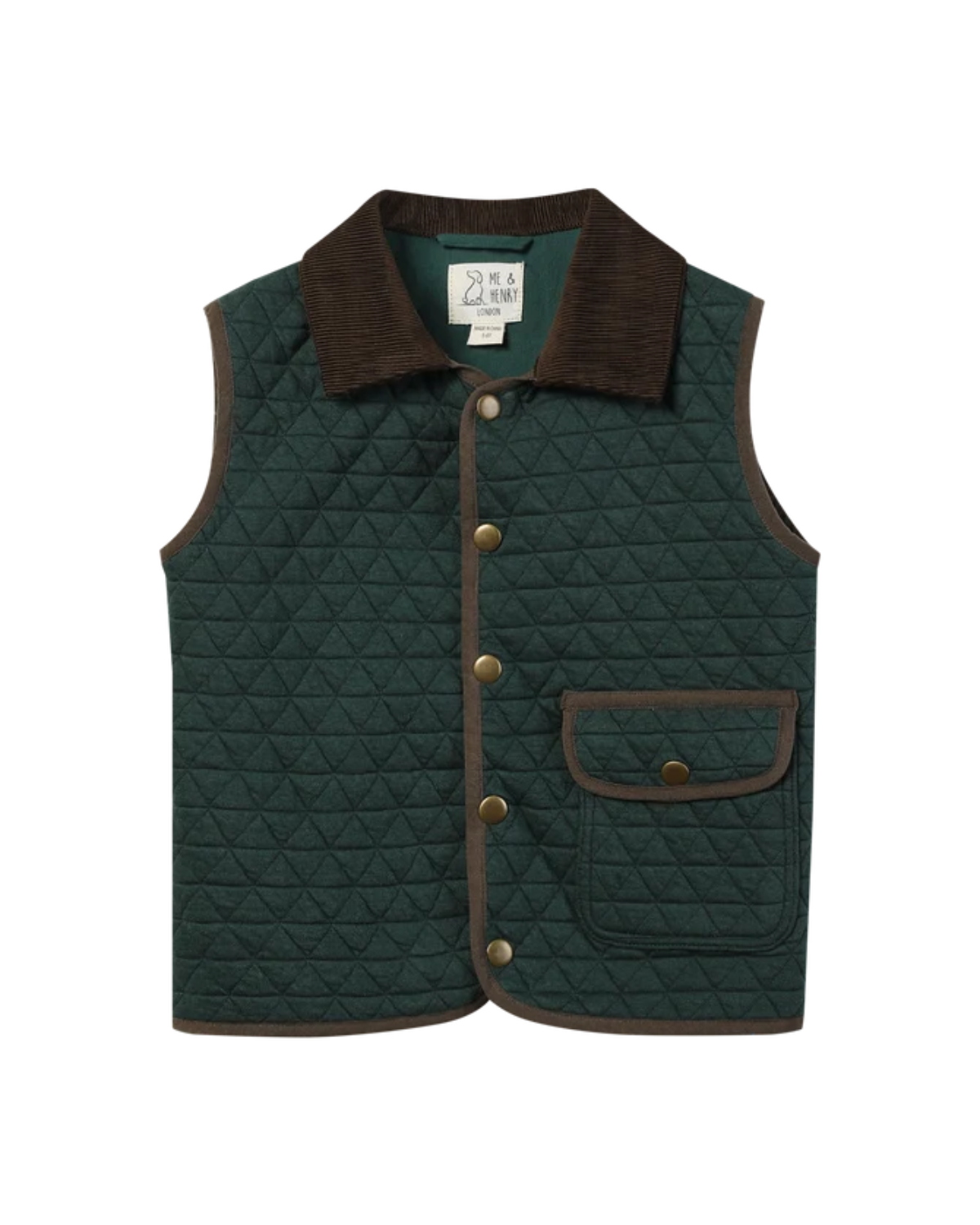 Fisher Padded Vest - Green