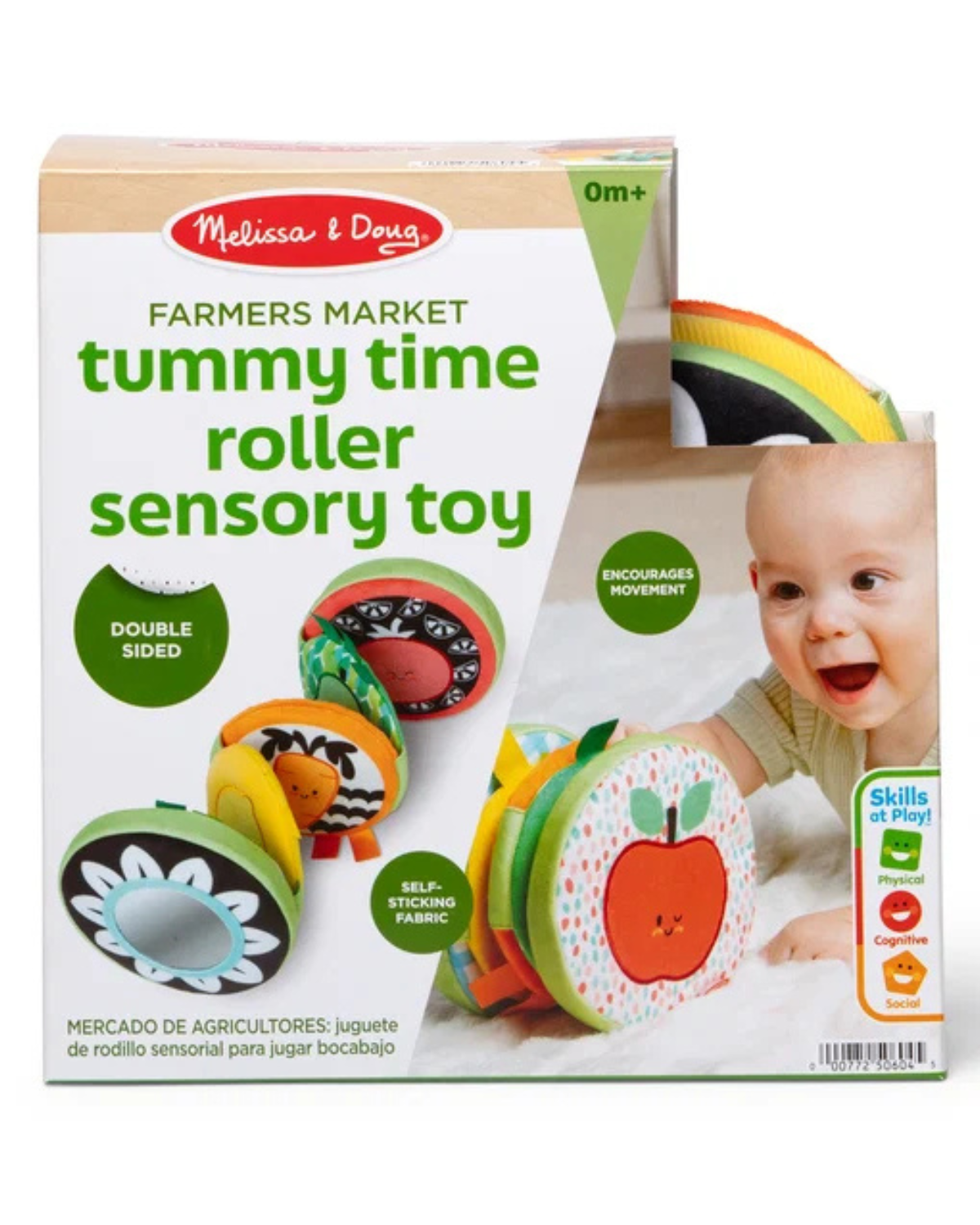 Farmers Market Tummy Time Roller Toy