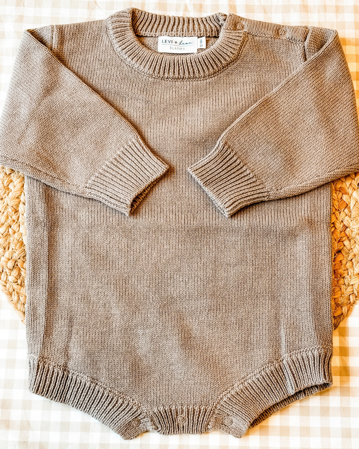 Mushroom Long Sleeve no Ruffle Romper