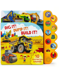 Load image into Gallery viewer, Dig It! Dump It! Build It! Construction Sound Book
