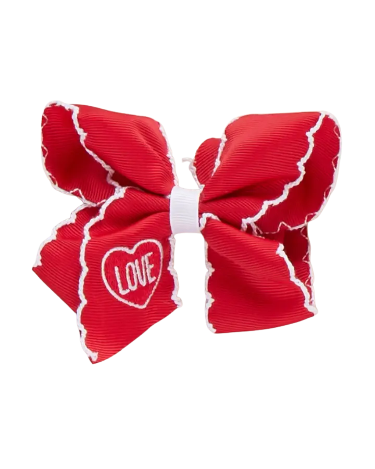 Sweetheart Scalloped Bow