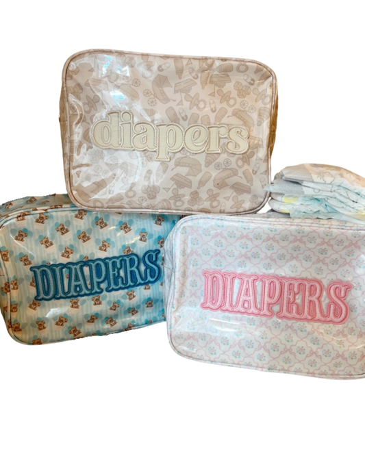 Diapers Clear Coat Bag
