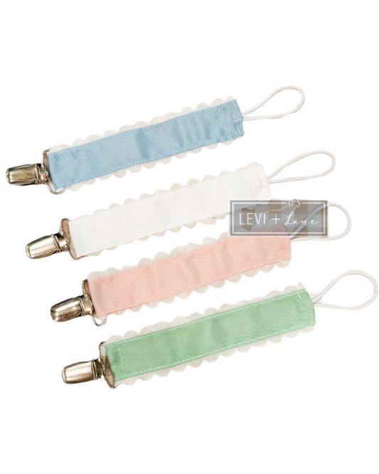 Pastel Pacifier Clips