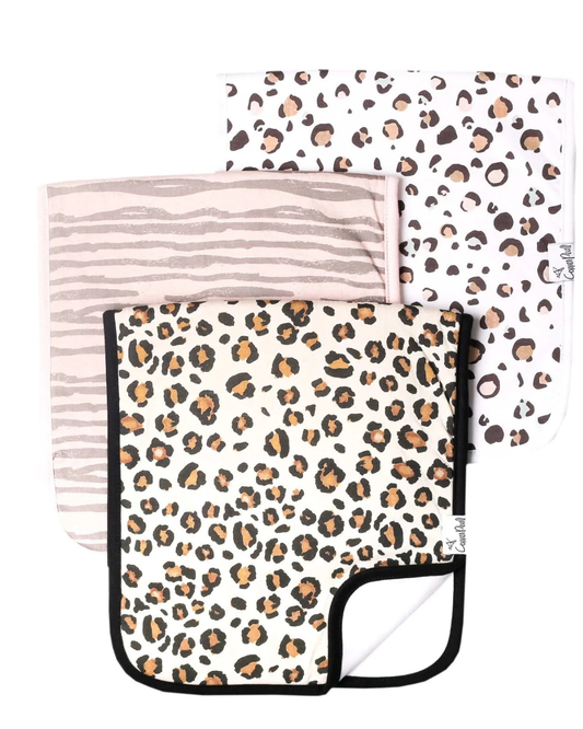 Copper Pearl Zara 3 Pack Burp Cloths