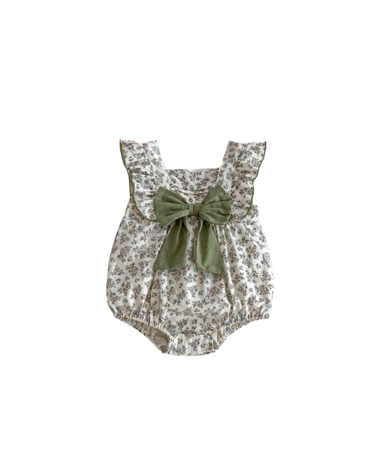 Sleeveless Floral Print Bodysuit