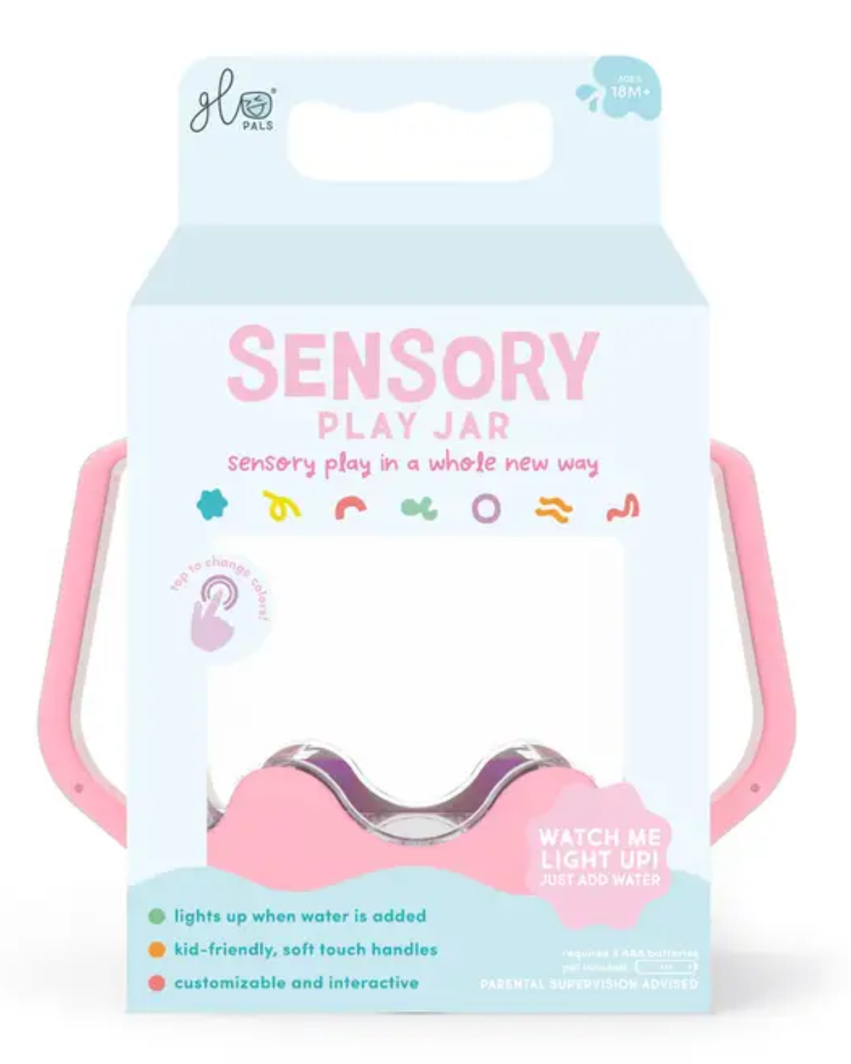 Bubblegum Pink Sensory Play Jar