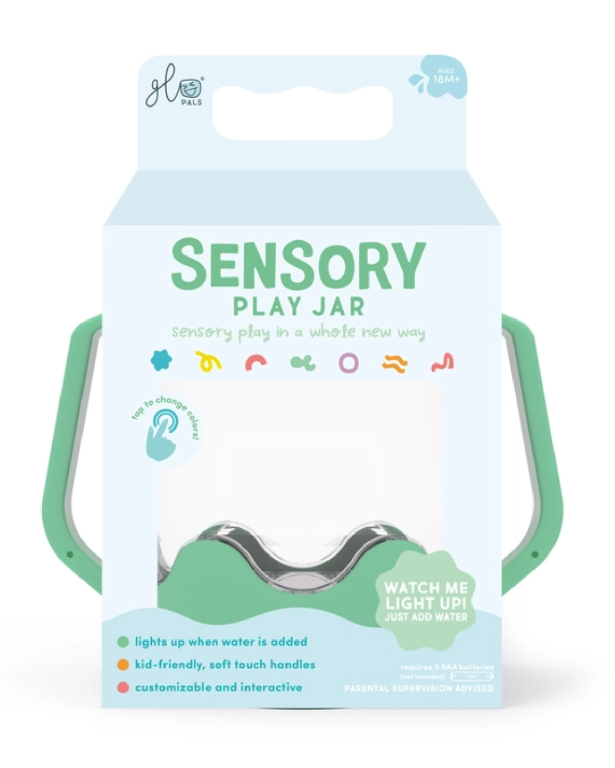 Teal Sensory Play Jar