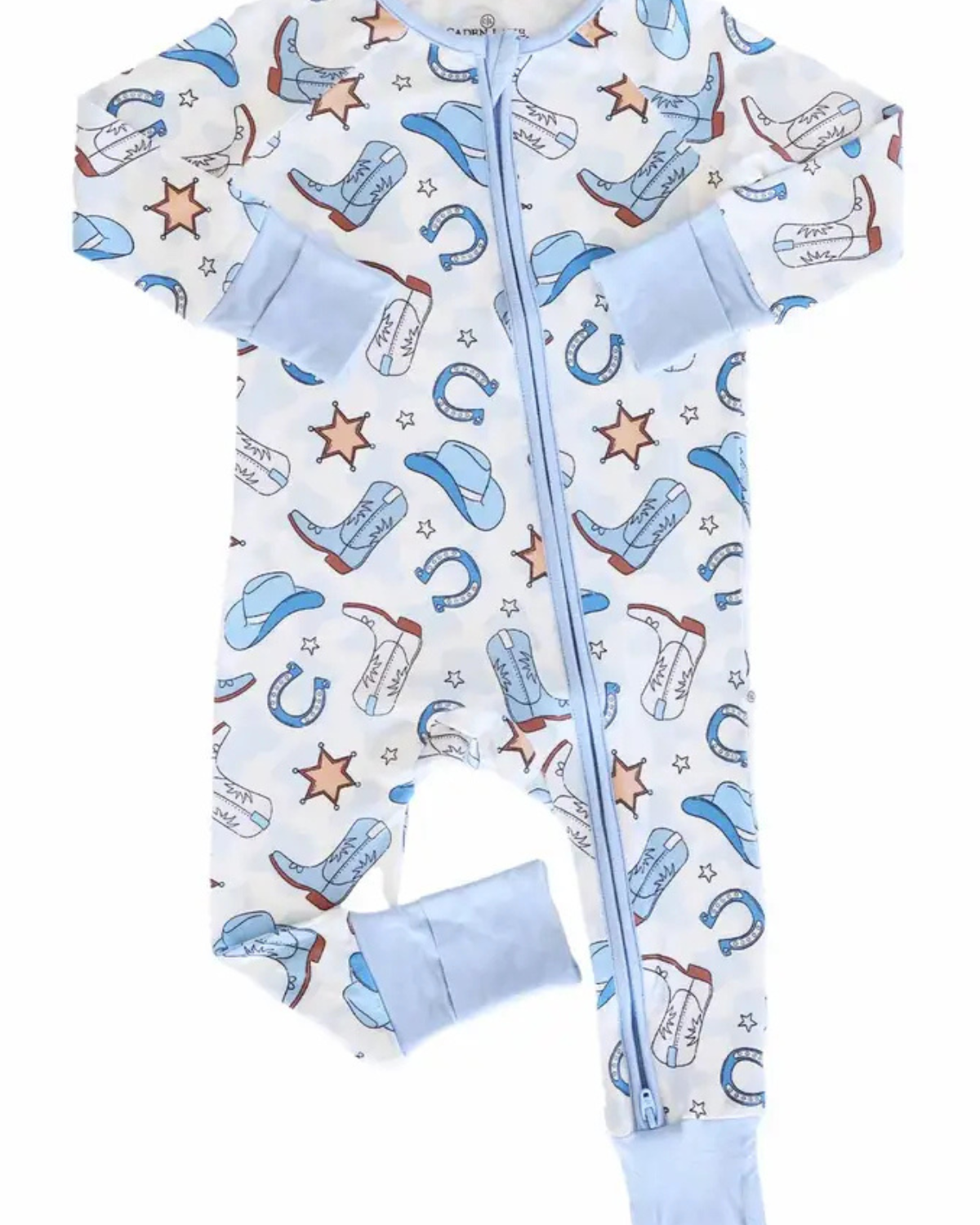 Blue Rodeo Dreams Convertible Zip Romper