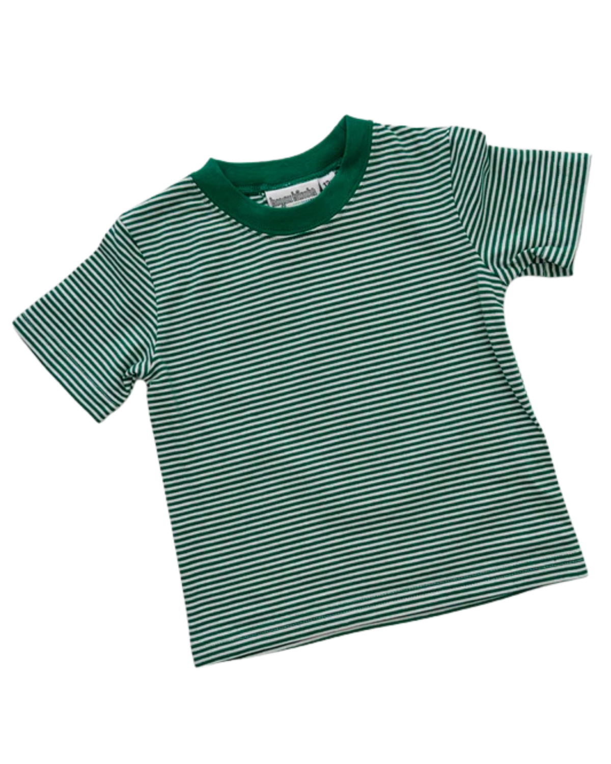 Green Stripe Short Sleeve Shirt