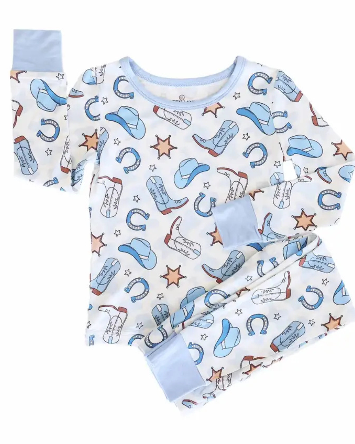 Blue Rodeo Dreams Two Piece Pajama Set