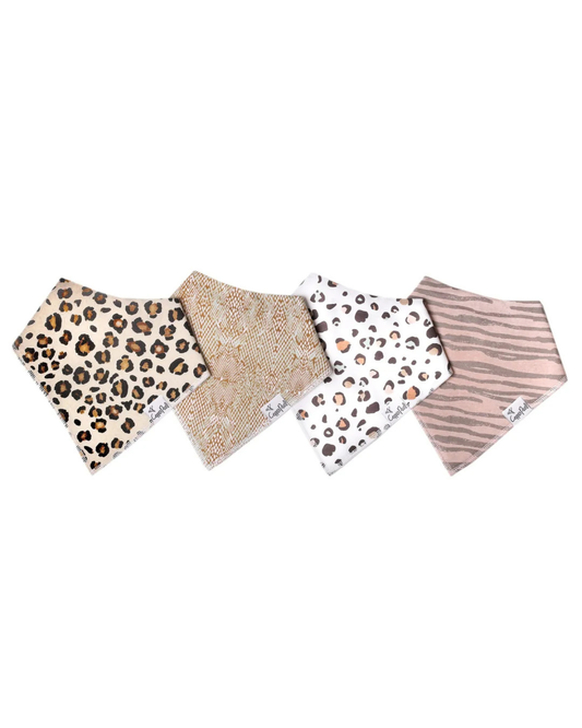 Copper Pearl Zara 4 Pack Bandana Bibs