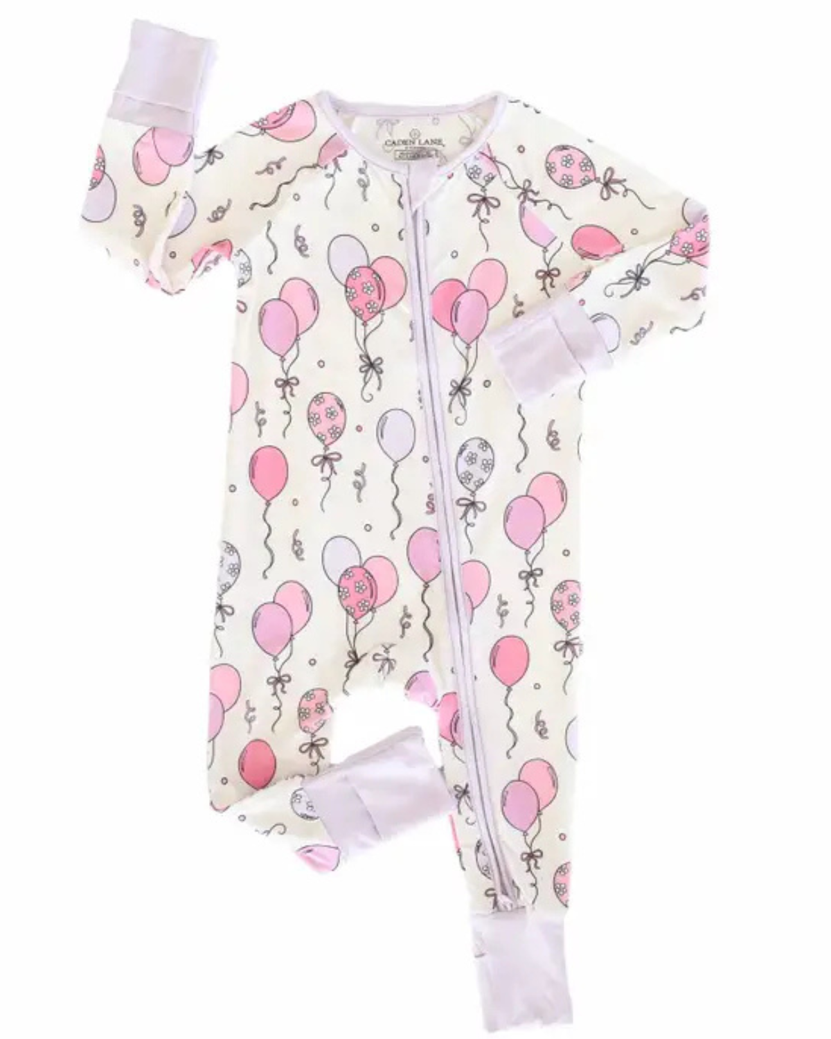 Pink Party Time Convertible Zip Romper