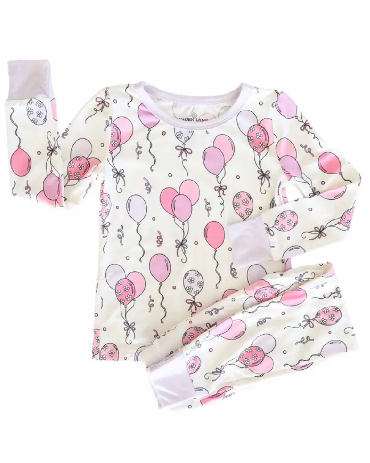 Pink Party Time Two Piece Pajama Set