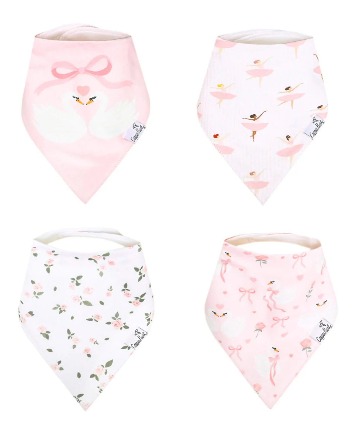 Copper Pearl Katerina 4 Pack Bandana Bibs
