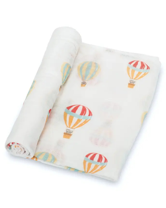 The Sky Is The Limit Baby Muslin Swaddle Blanket