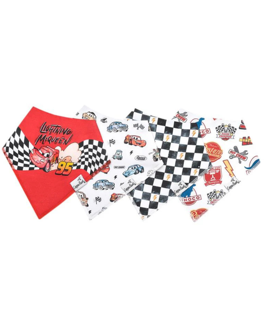 Copper Pearl Disney Pixar Cars 4 Pack Bandana Bibs