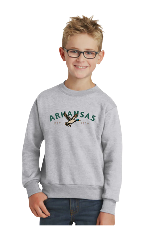 Youth Vintage Arkansas EST Crew
