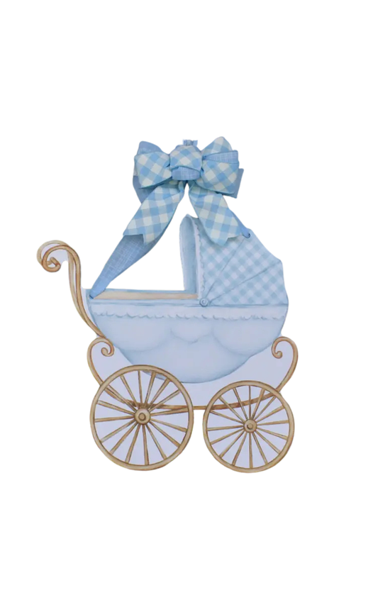 Welcome Baby Door Hanger - Blue