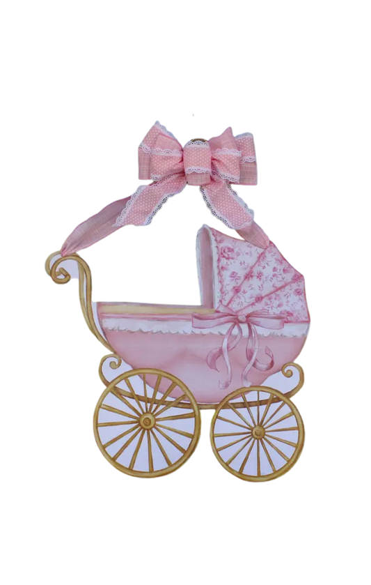 Welcome Baby Door Hanger - Pink