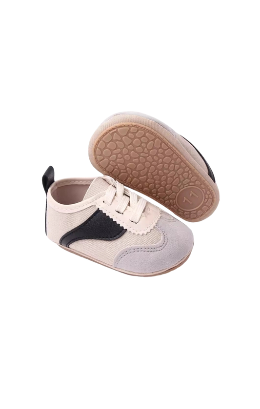Classic Patch Crib Sneakers - Black