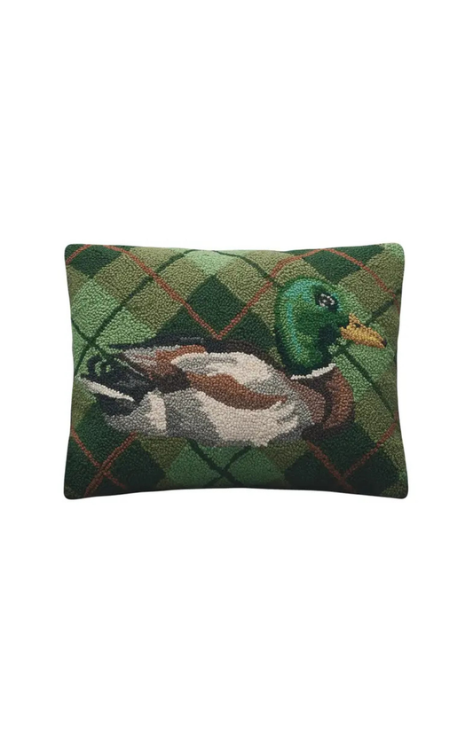 Mallard Plaid Hook Pillow