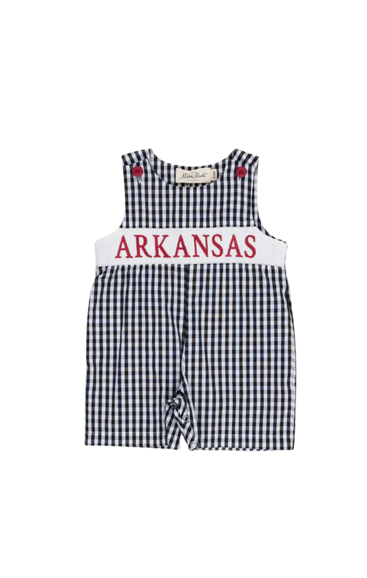 Arkansas Smocked Gingham Johnny