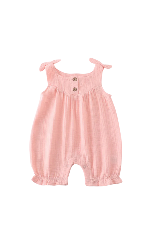 Aubrey Bow Bubble Onesie