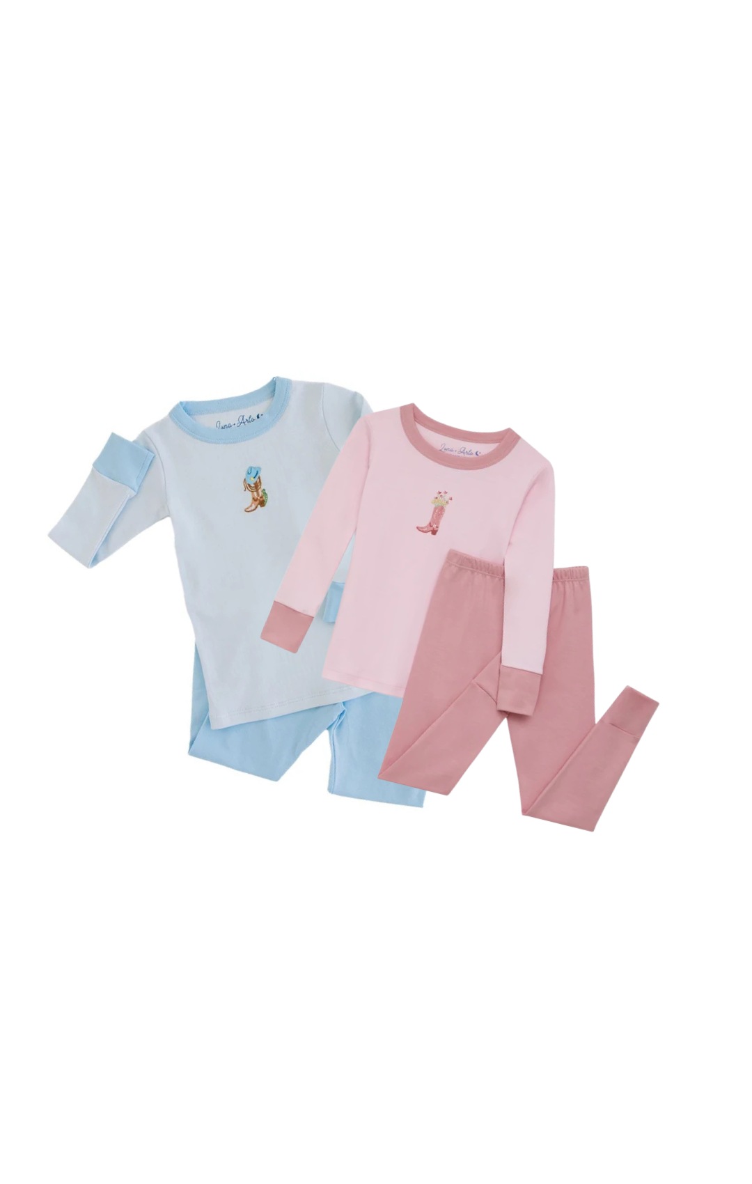 Boots and Blooms Long Pajamas