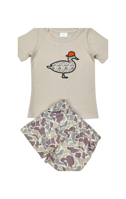Camouflage Duck Applique set