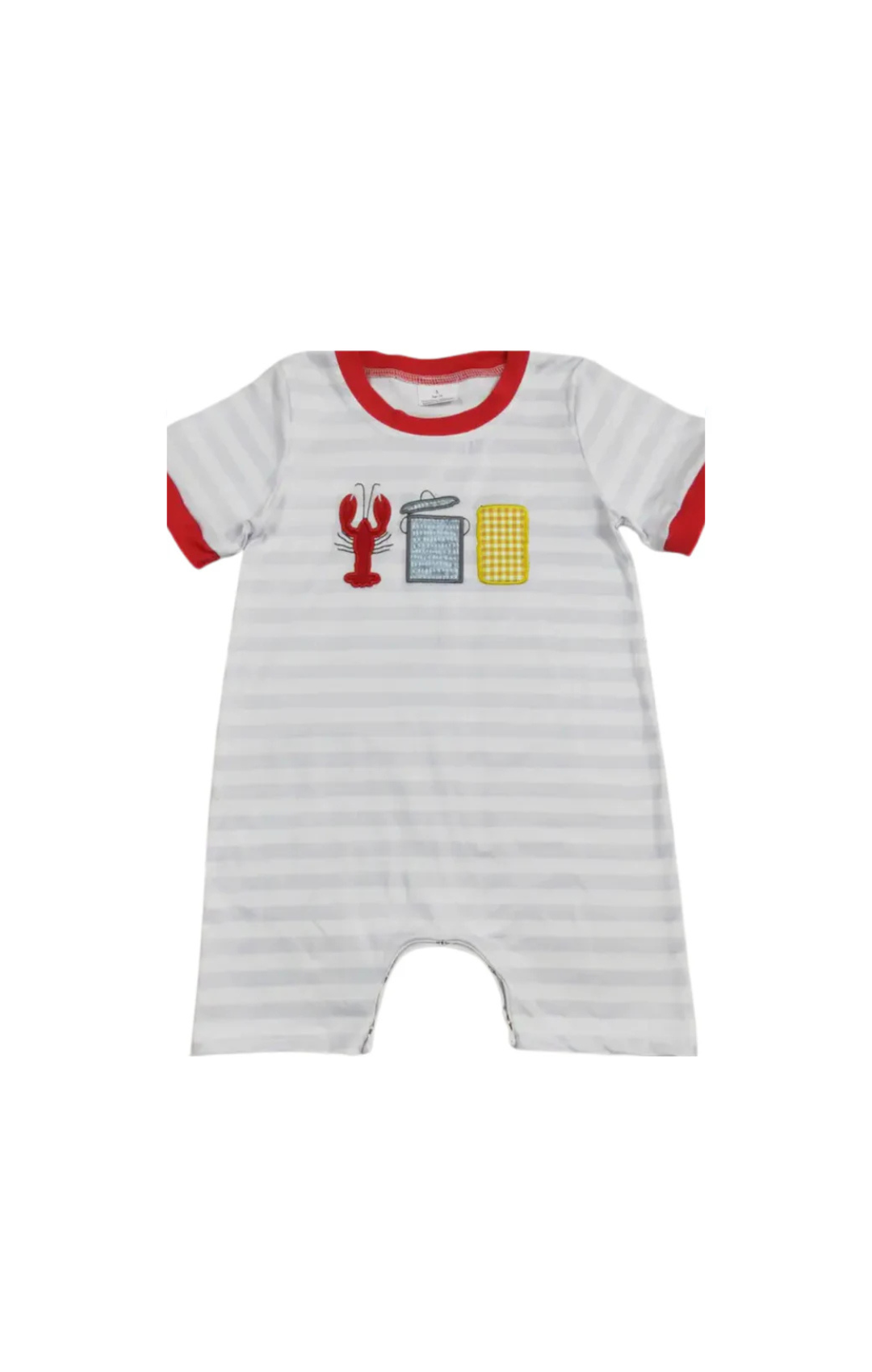 Crawfish Applique Kids Romper