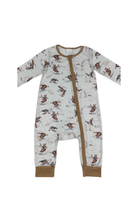 Duck Print Zip Sleeper