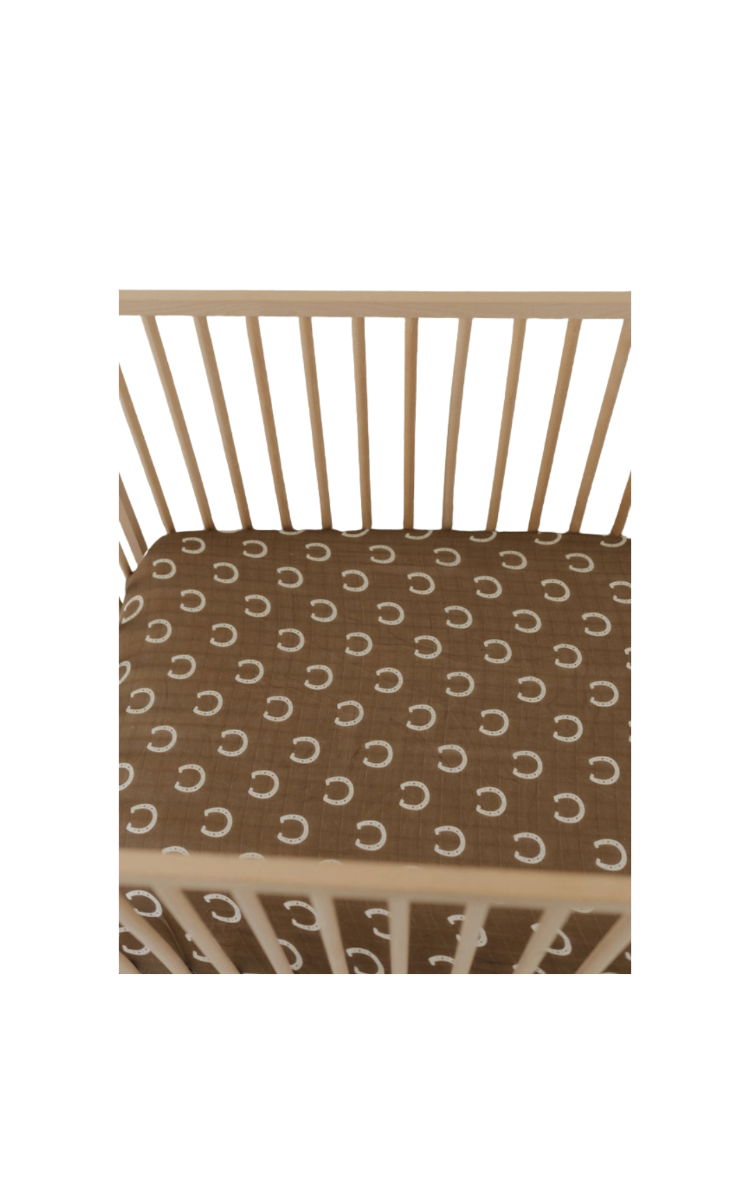 Muslin Crib Sheet - Giddy Up