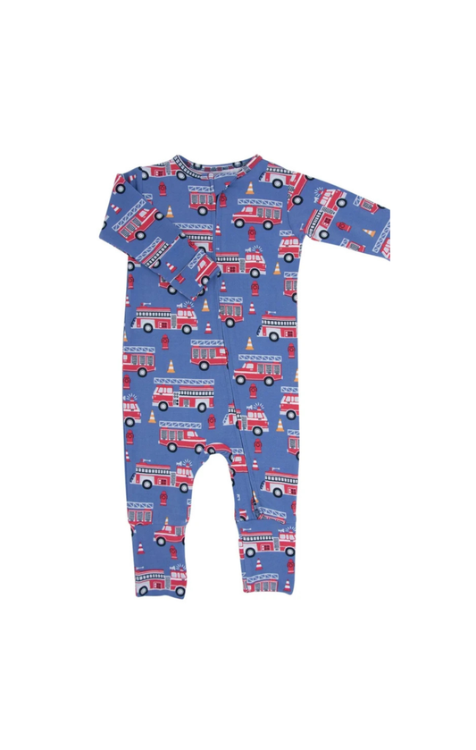 Firetruck Convertible Youth Romper