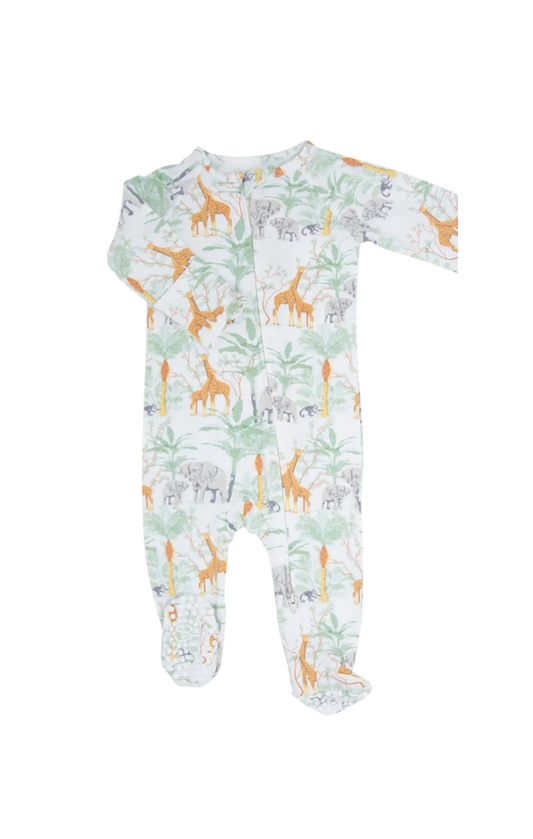 George's Jungle Zipper Footie