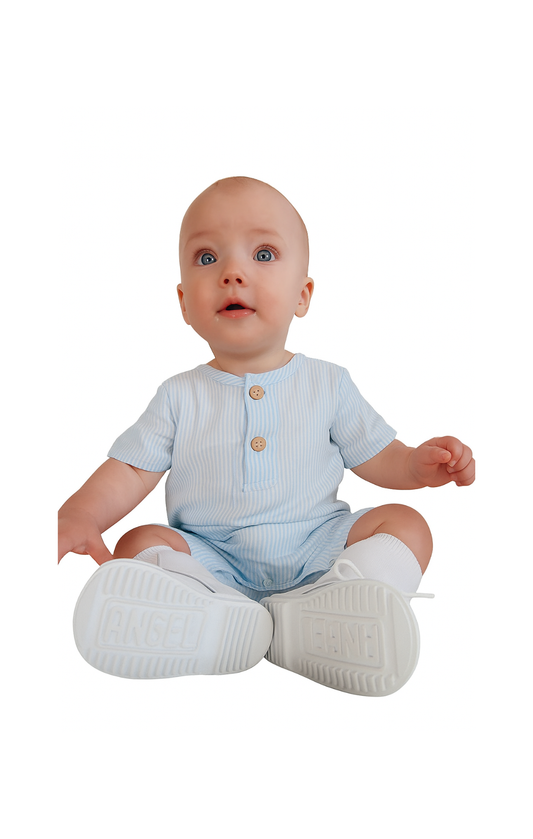 Muslin Stripe Kids Romper