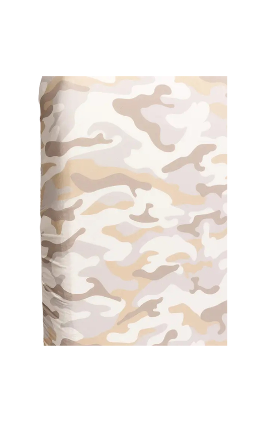 Bamboo Crib Sheet | Camo 2.0