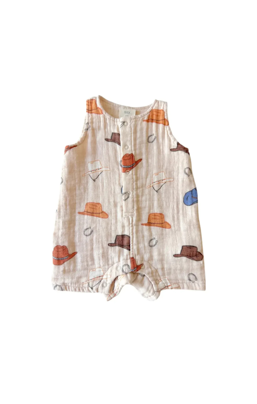 Western Muslin Shortie Youth Romper